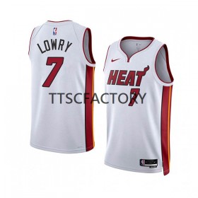 Dres Miami Heat Kyle Lowry 7 Nike 2022-23 Association Edition Bijela Swingman - Muške
